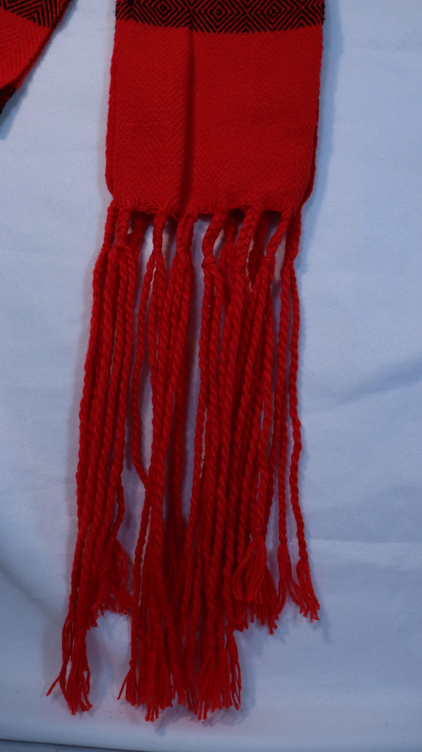 One-of-a-kind Sash Medium Alpaca Ceinture Fléchée Unique Moyenne Alpaga - U276 - Image 3