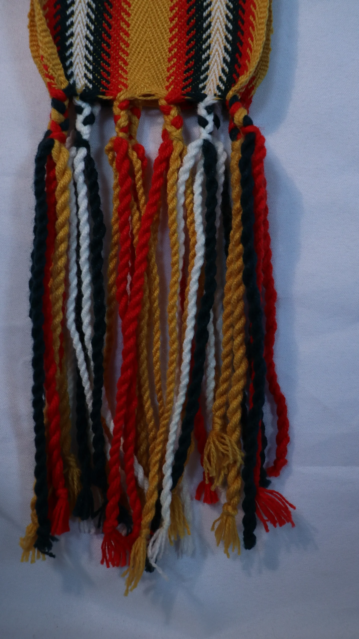 One-of-a-kind Sash Medium Alpaca Ceinture Fléchée Unique Moyenne Alpaga - U277 - Image 3