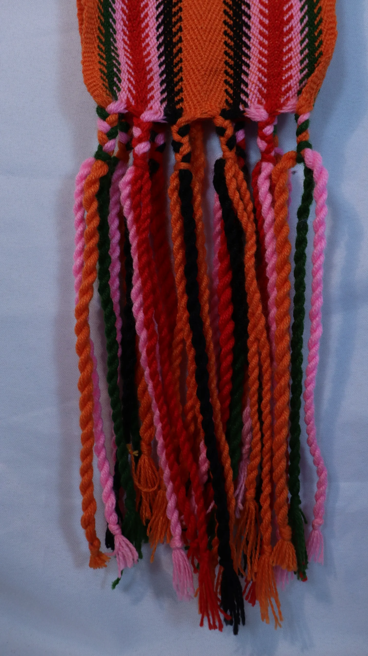 One-of-a-kind Sash Medium Alpaca Ceinture Fléchée Unique Moyenne Alpaga - U278 - Image 3