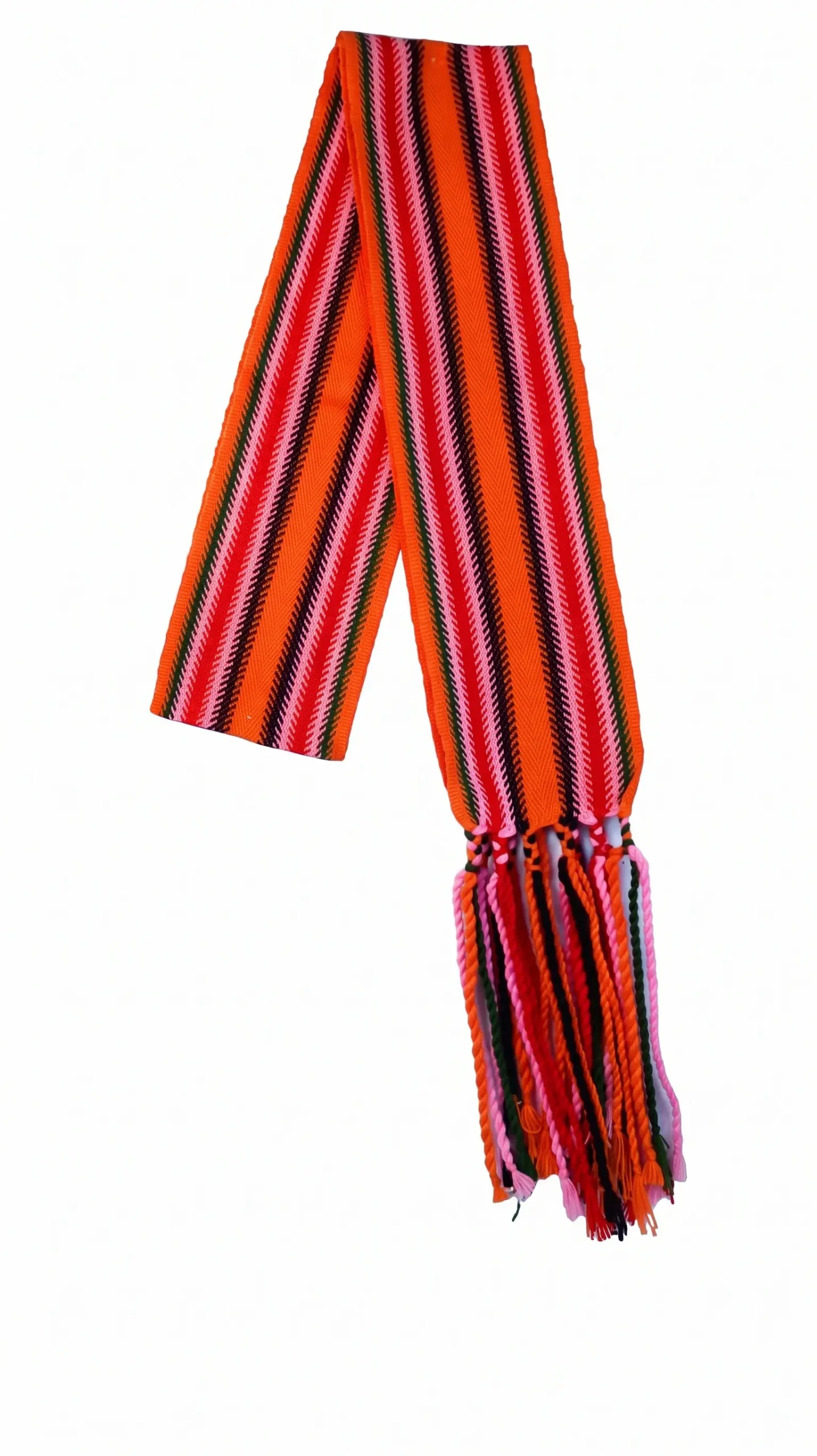 One-of-a-kind Sash Medium Alpaca Ceinture Fléchée Unique Moyenne Alpaga - U278