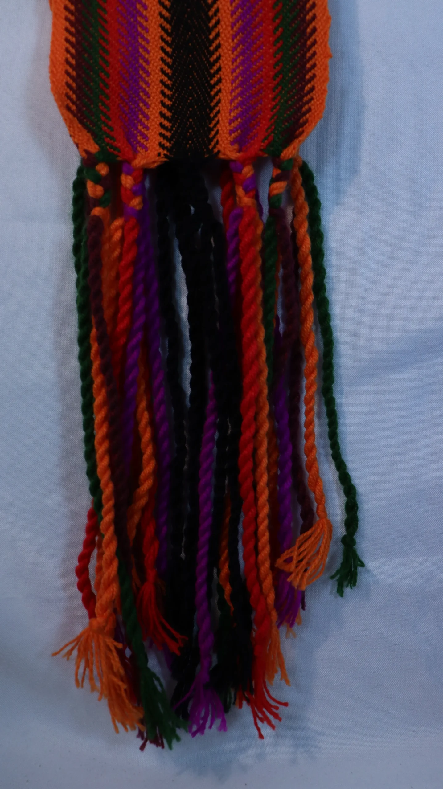 One-of-a-kind Sash Medium Alpaca Ceinture Fléchée Unique Moyenne Alpaga - U279 - Image 3