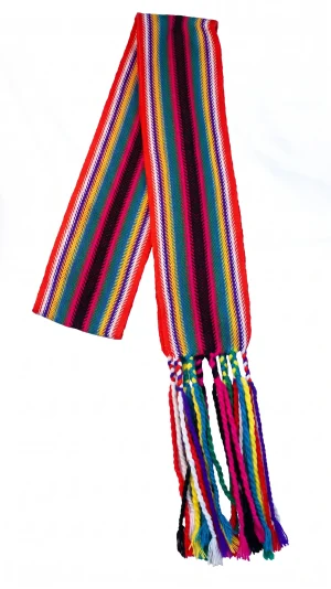 One-of-a-kind Sash Medium Alpaca Ceinture Fléchée Unique Moyenne Alpaga - U280