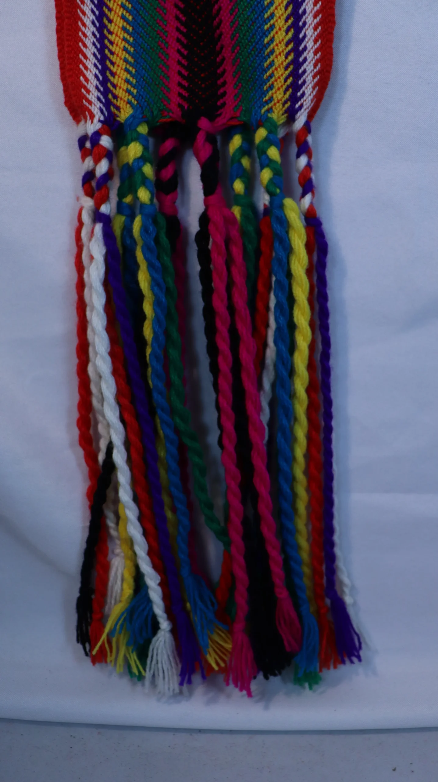 One-of-a-kind Sash Medium Alpaca Ceinture Fléchée Unique Moyenne Alpaga - U280 - Image 3