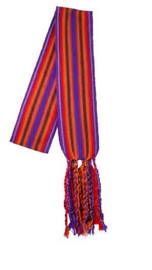 One-of-a-kind Sash Medium Alpaca Ceinture Fléchée Unique Moyenne Alpaga - U284