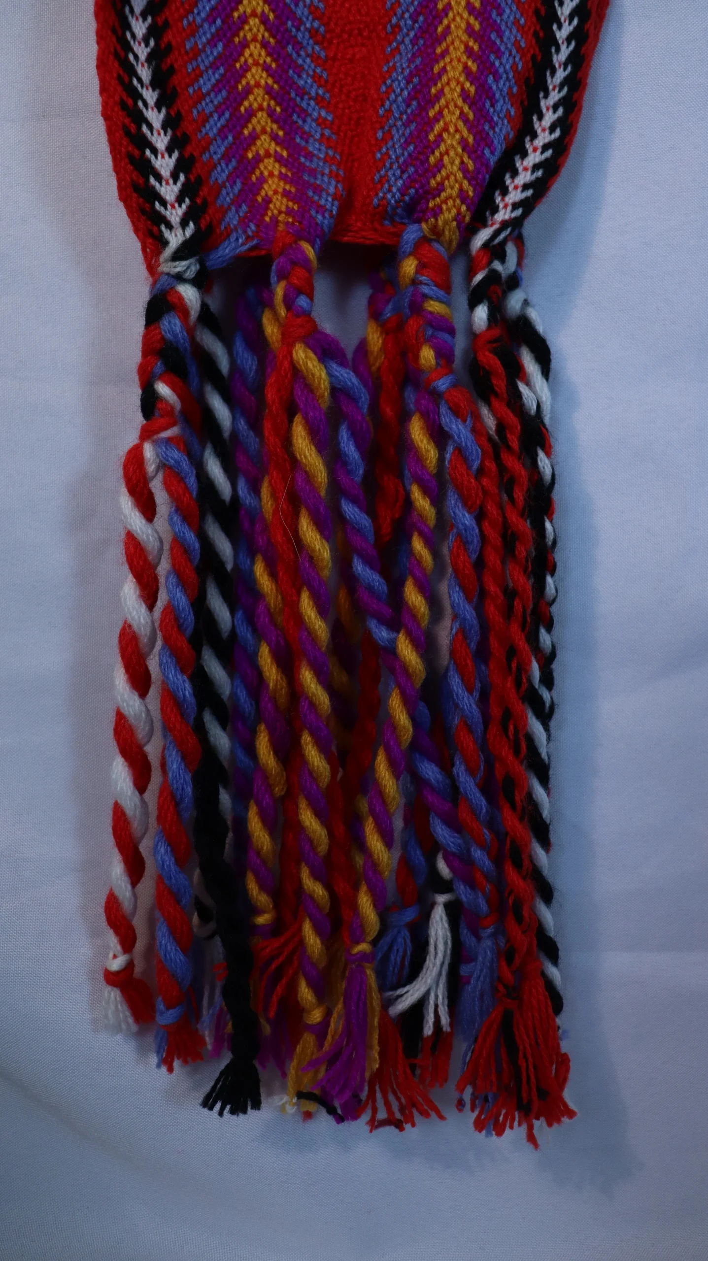 One-of-a-kind Sash Medium Alpaca Ceinture Fléchée Unique Moyenne Alpaga - U289 - Image 3