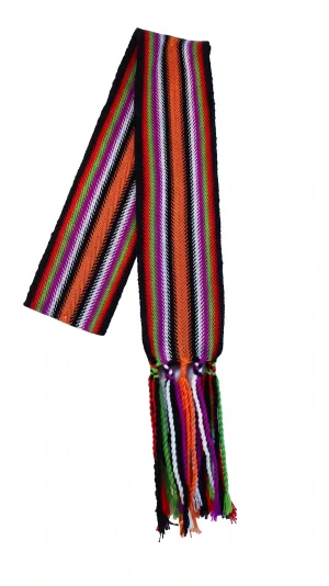 One-of-a-kind Sash Medium Alpaca Ceinture Fléchée Unique Moyenne Alpaga - U300
