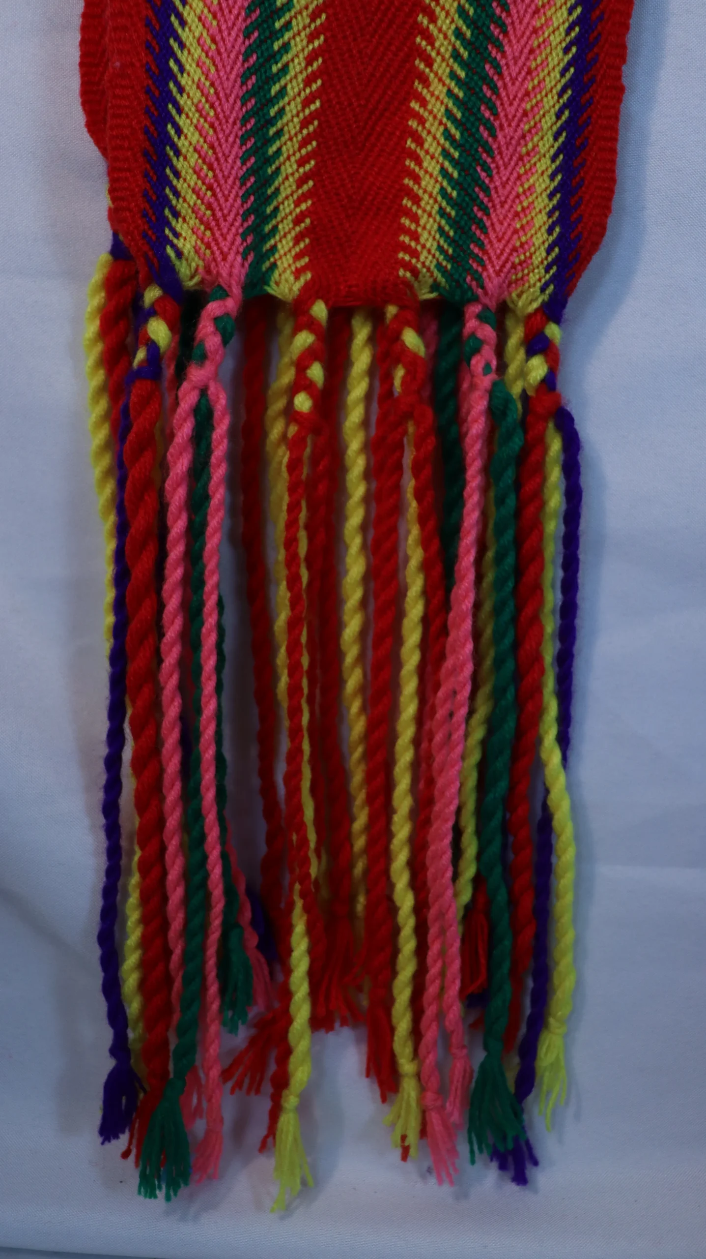 One-of-a-kind Sash Medium Alpaca Ceinture Fléchée Unique Moyenne Alpaga - U303 - Image 3
