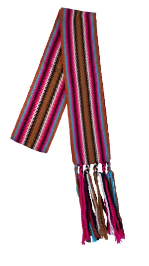 One-of-a-kind Sash Medium Alpaca Ceinture Fléchée Unique Moyenne Alpaga - U308