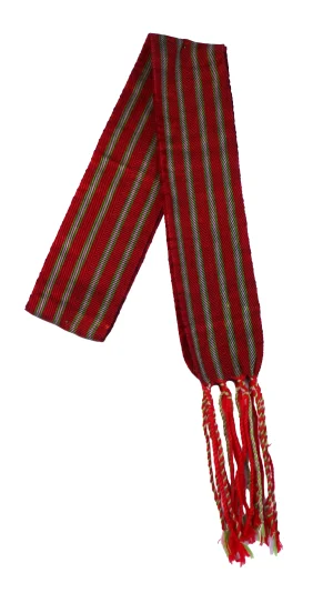 One-of-a-kind Sash Medium Alpaca Ceinture Fléchée Unique Moyenne Alpaga - U309