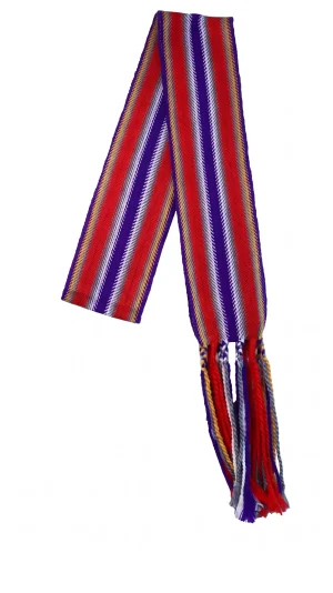 One-of-a-kind Sash Medium Alpaca Ceinture Fléchée Unique Moyenne Alpaga - U313