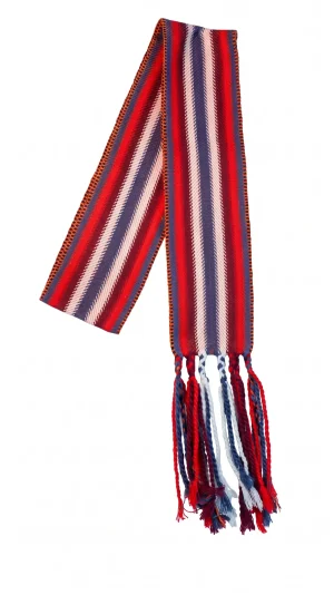 One-of-a-kind Sash Medium Alpaca Ceinture Fléchée Unique Moyenne Alpaga - U315