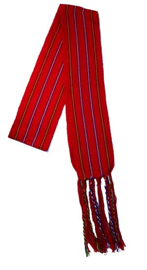 One-of-a-kind Sash Medium Alpaca Ceinture Fléchée Unique Moyenne Alpaga - U316