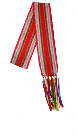 One-of-a-kind Sash Medium Alpaca Ceinture Fléchée Unique Moyenne Alpaga - U317