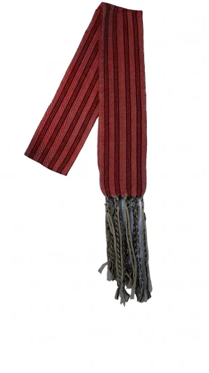 One-of-a-kind Sash Medium Alpaca Ceinture Fléchée Unique Moyenne Alpaga - U322
