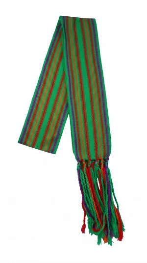 One-of-a-kind Sash Medium Alpaca Ceinture Fléchée Unique Moyenne Alpaga - U326