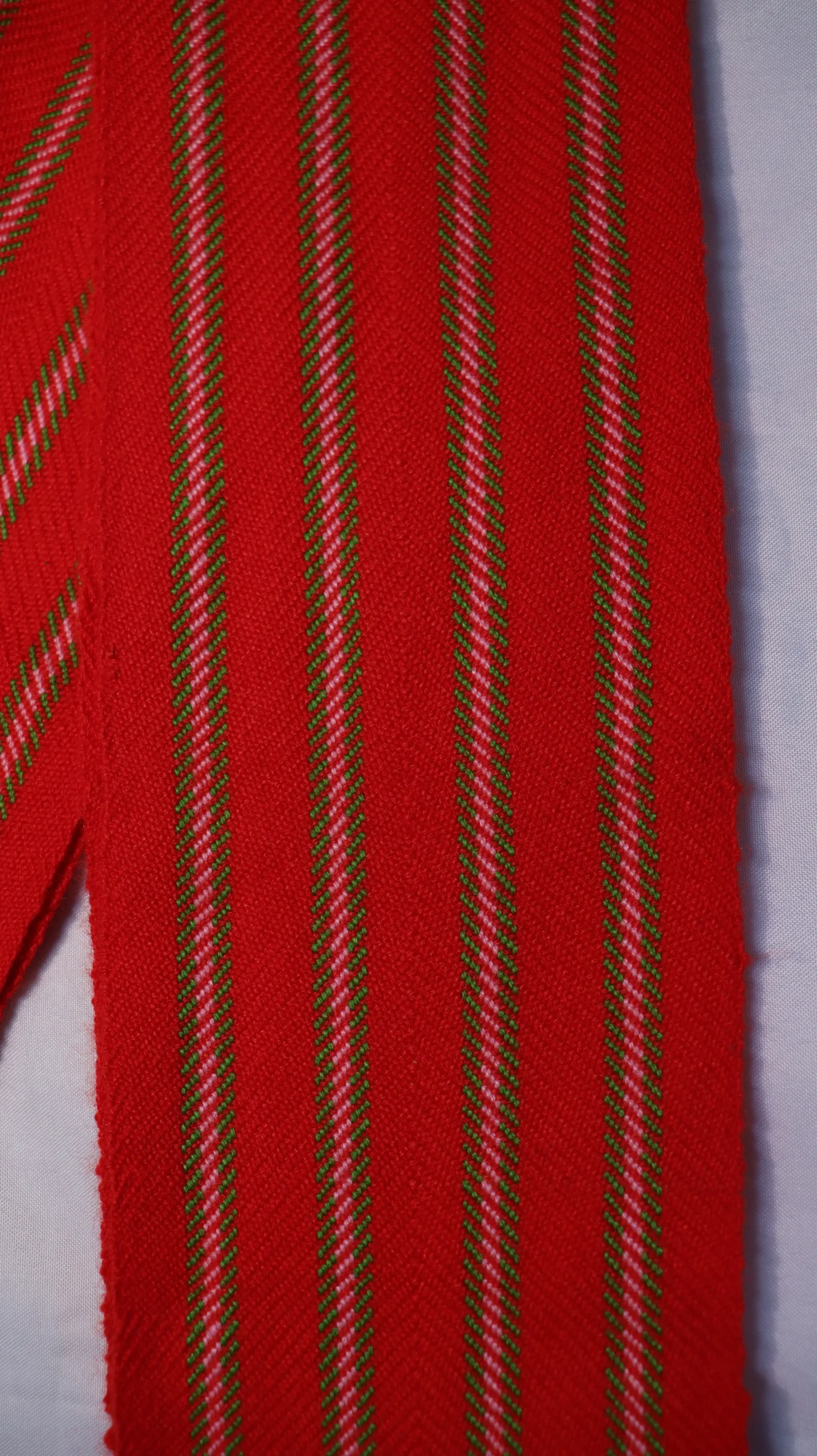 One-of-a-kind Sash Medium Alpaca Ceinture Fléchée Unique Moyenne Alpaga - U327 - Image 2