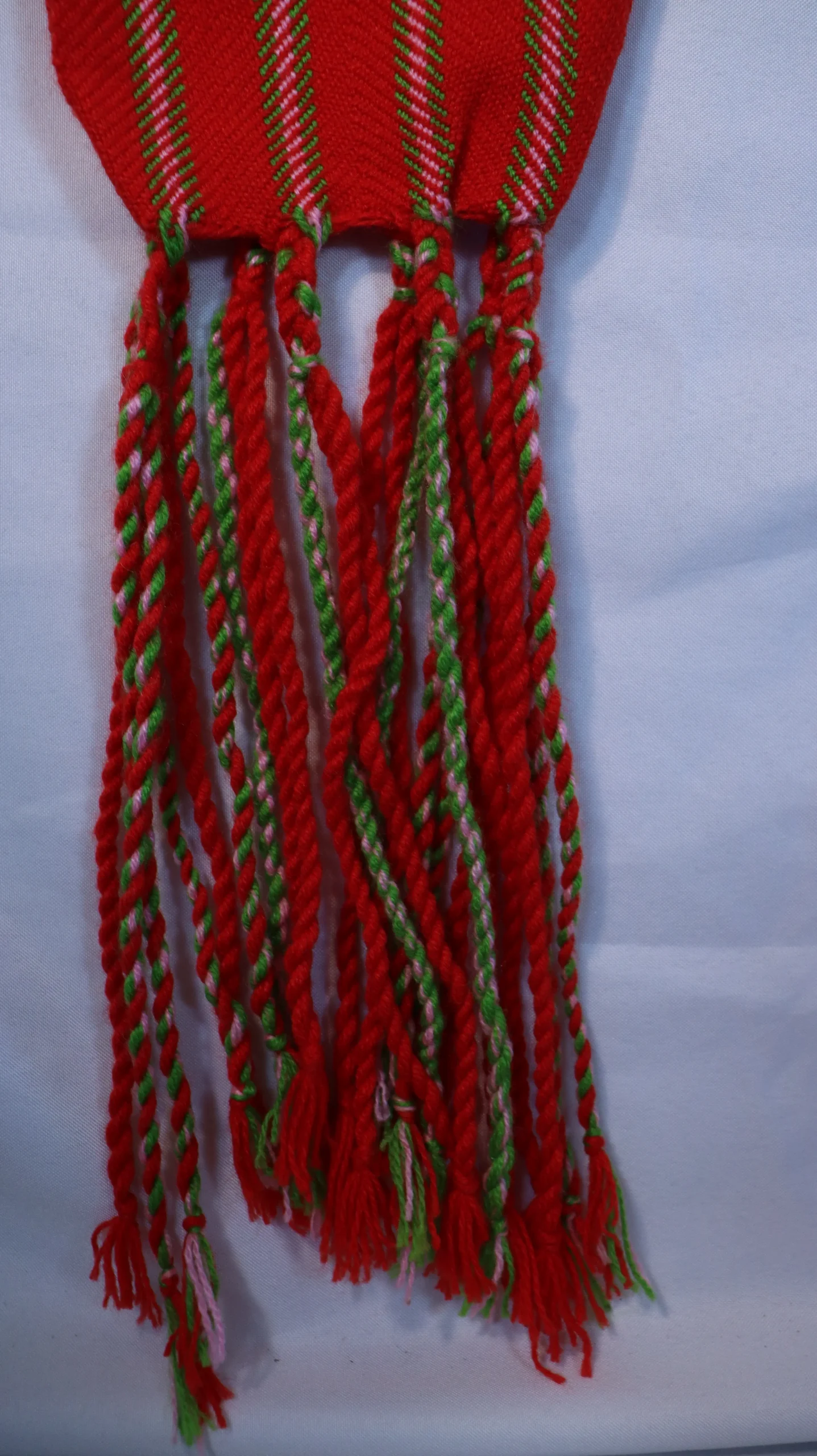 One-of-a-kind Sash Medium Alpaca Ceinture Fléchée Unique Moyenne Alpaga - U327 - Image 3