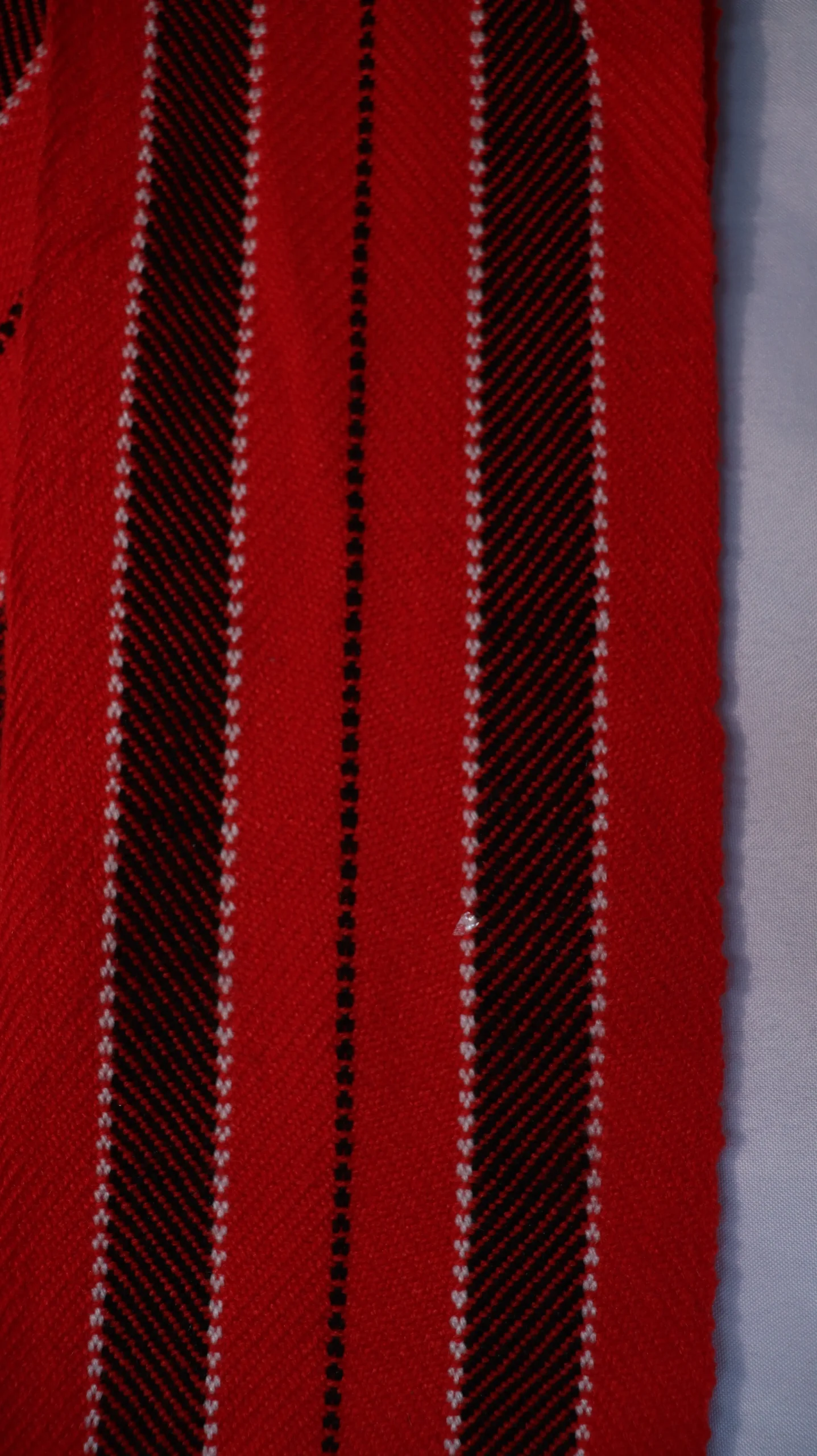 One-of-a-kind Sash Medium Alpaca Ceinture Fléchée Unique Moyenne Alpaga - U328 - Image 2